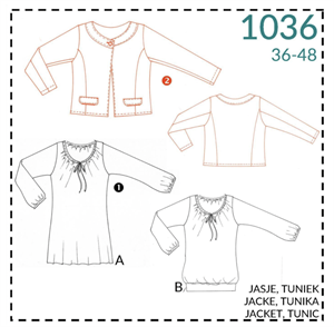 It's a fits - 1036 Jakke / tunika / bluse